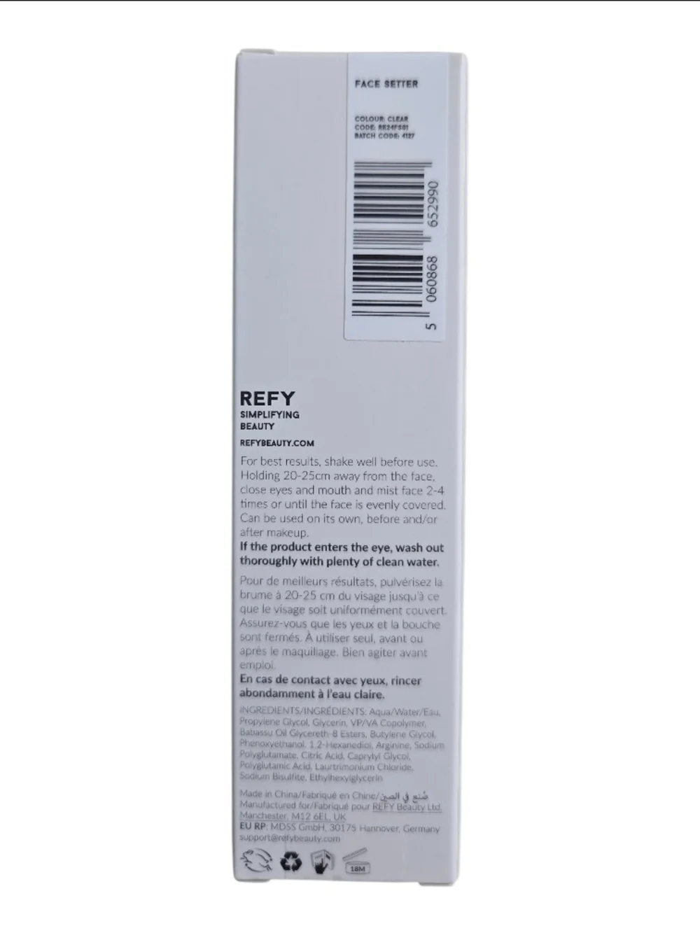 REFY Face Setter Spray 50ml